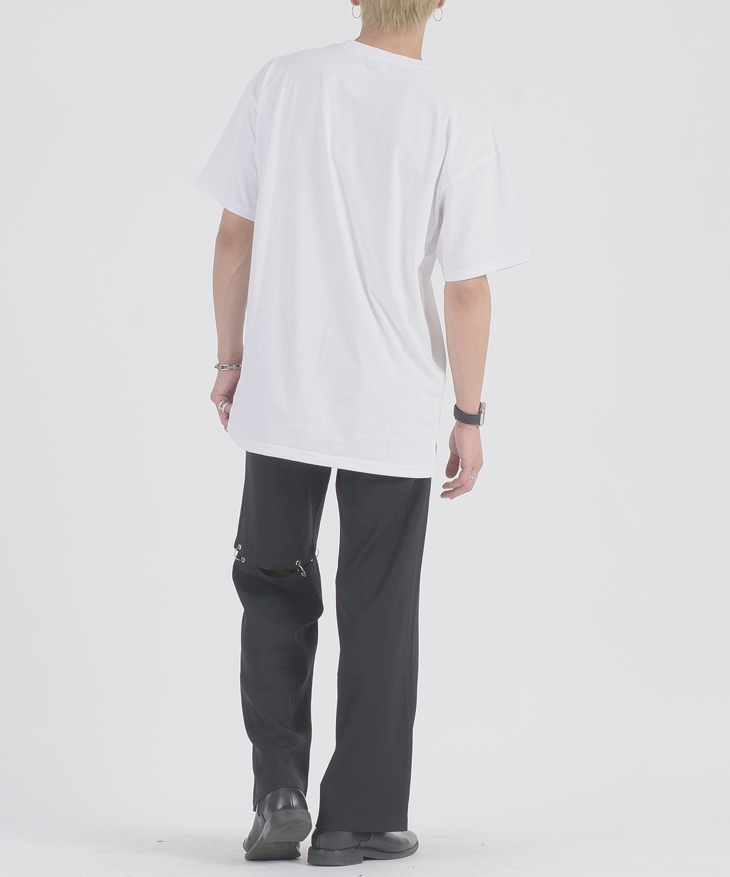 クロスラインストーンTシャツ