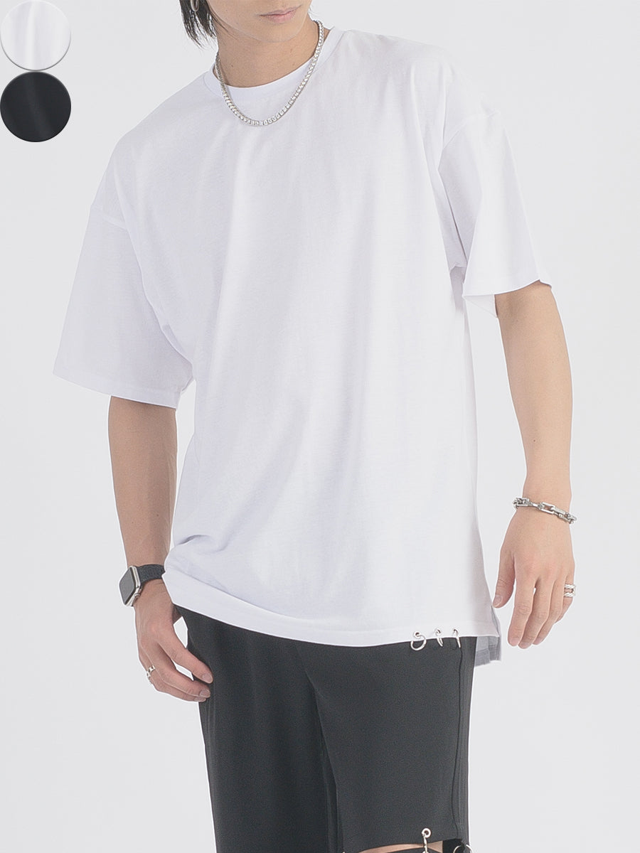 裾ピアスTシャツ