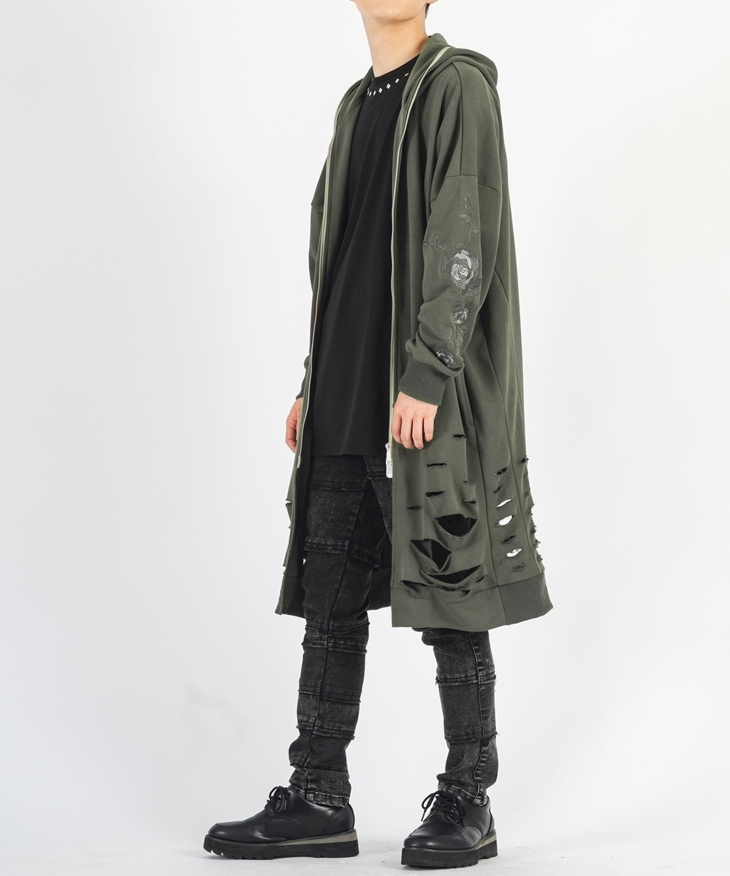 ロングパーカー