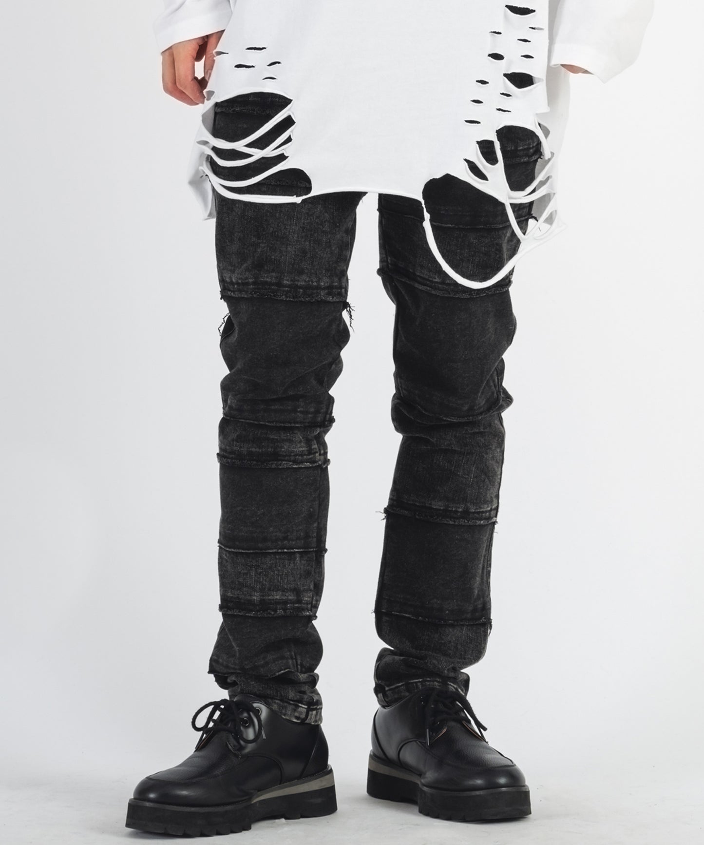 ストレッチストレートパンツ
