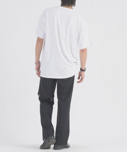 裾ピアスTシャツ