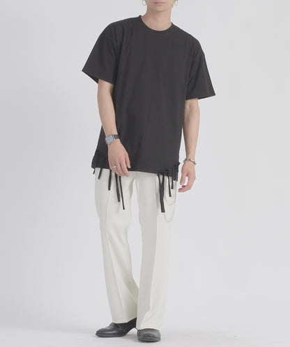 フリンジヘムTシャツ