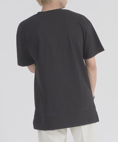 クロスラインストーンTシャツ