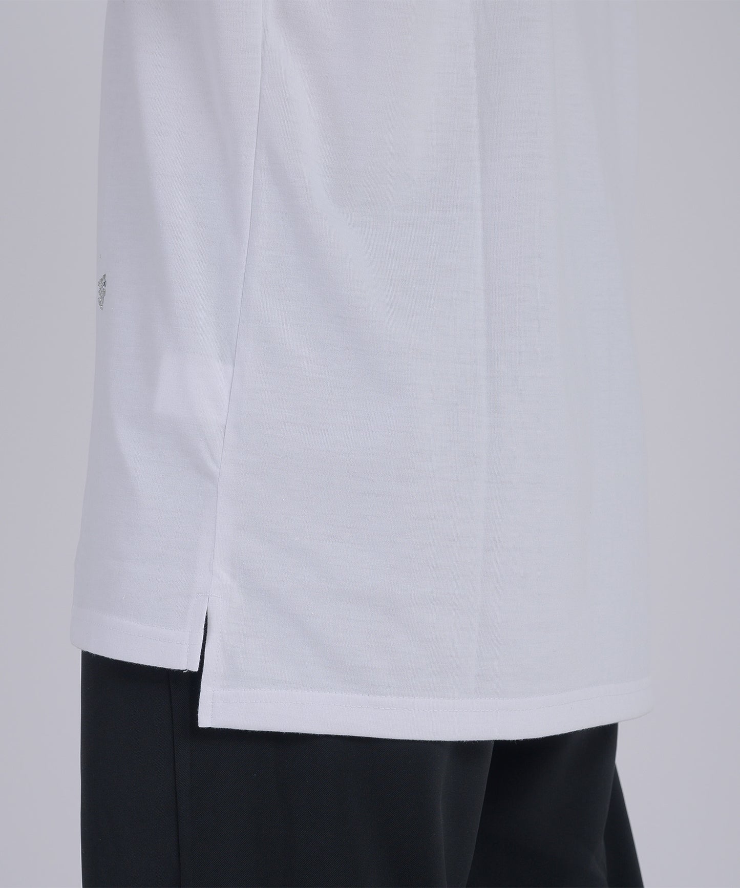クロスラインストーンTシャツ