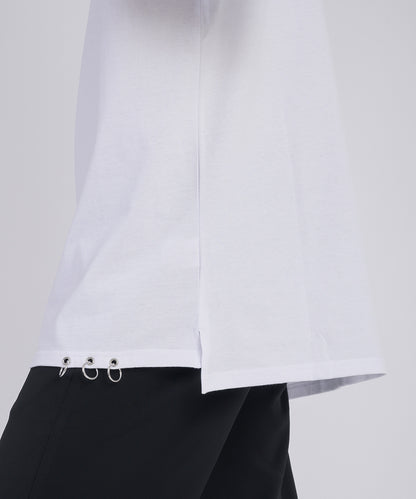 裾ピアスTシャツ
