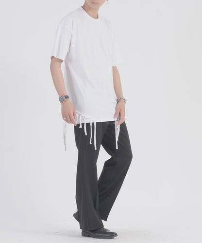 フリンジヘムTシャツ