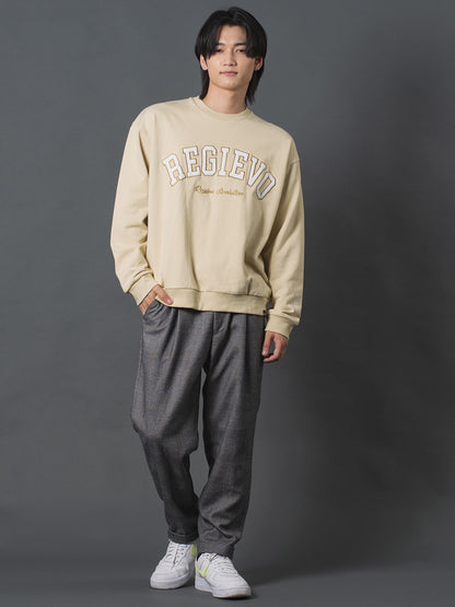 アップリケロゴトレーナー