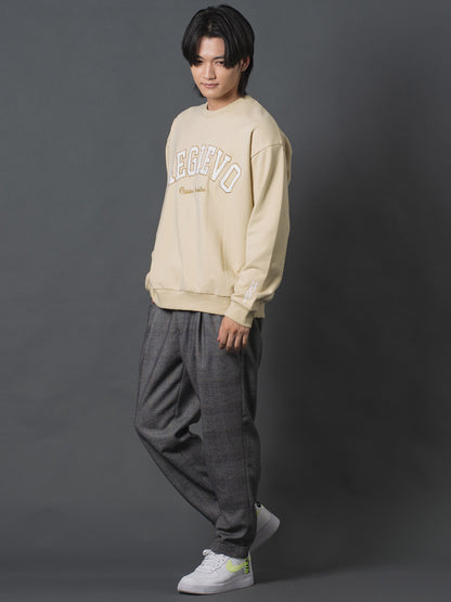 アップリケロゴトレーナー