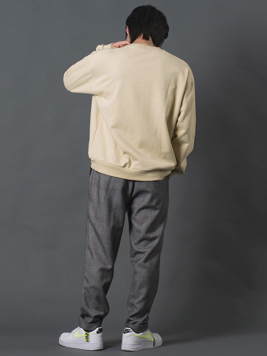 アップリケロゴトレーナー