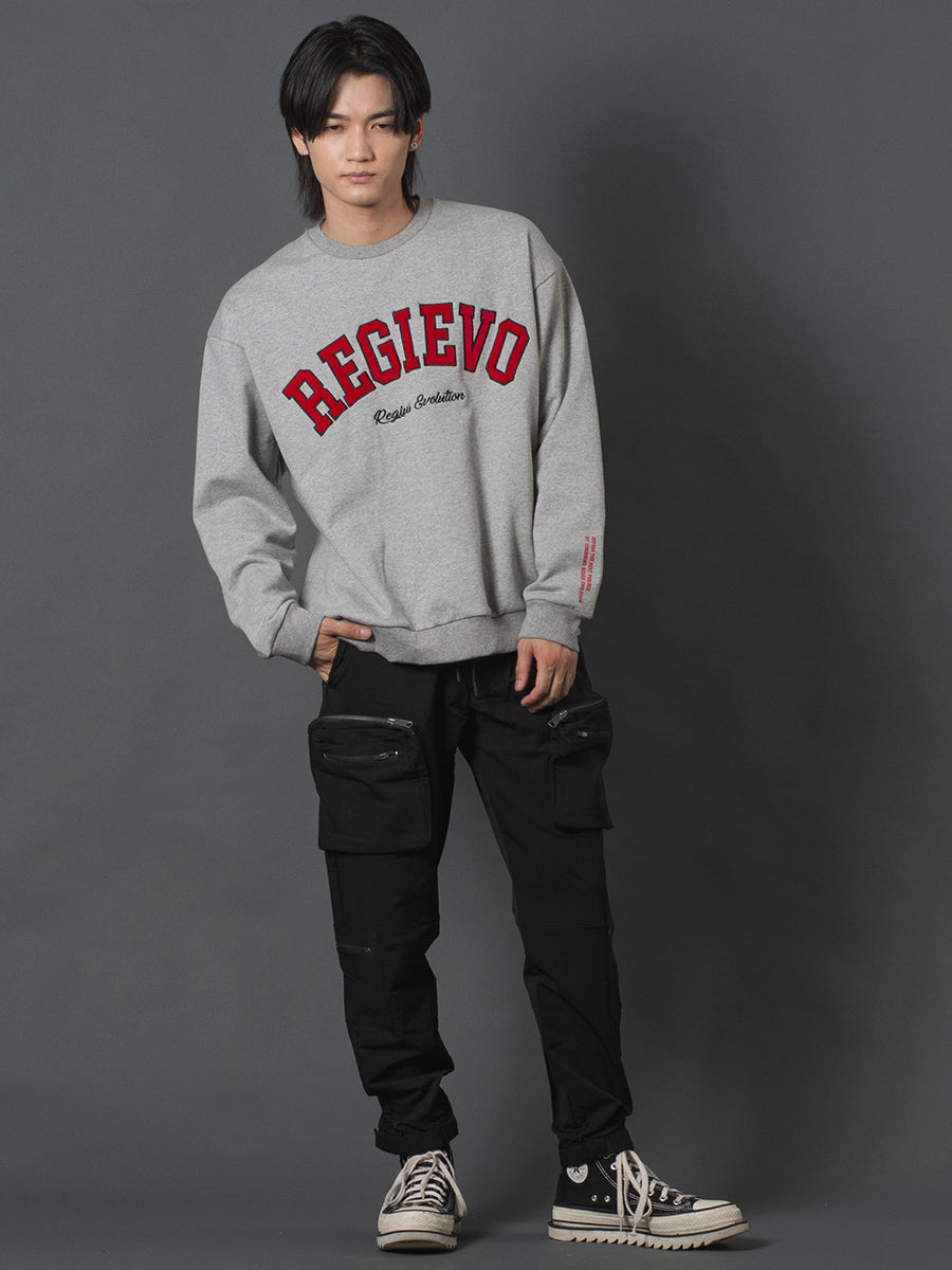 アップリケロゴトレーナー