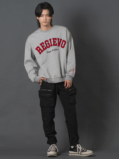 アップリケロゴトレーナー