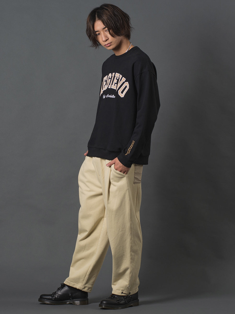 アップリケロゴトレーナー