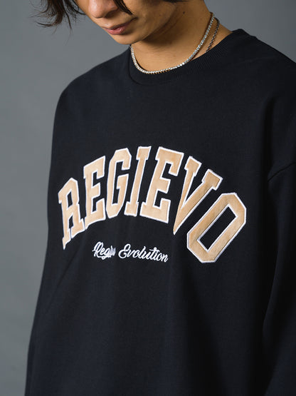 アップリケロゴトレーナー