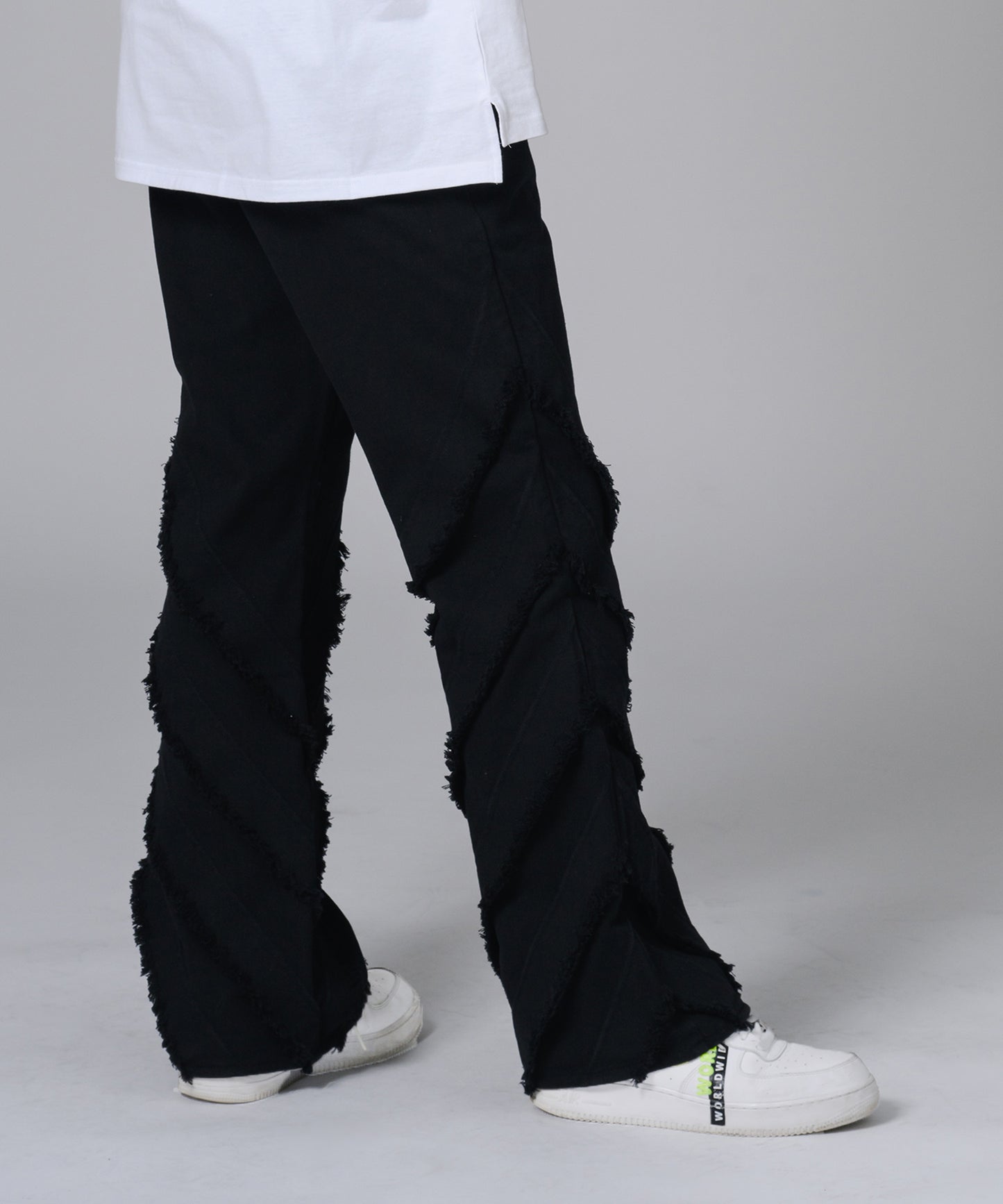 フリンジフレアパンツ