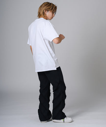 フリンジフレアパンツ