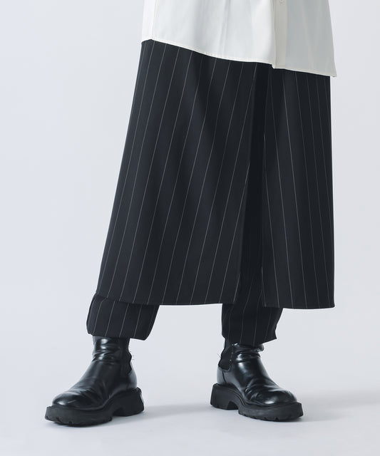 巻きスカート付きジョガーパンツ