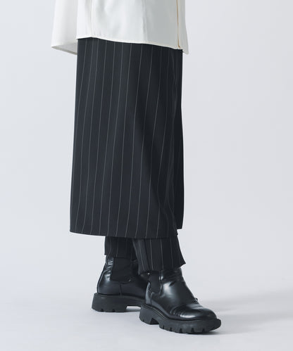巻きスカート付きジョガーパンツ