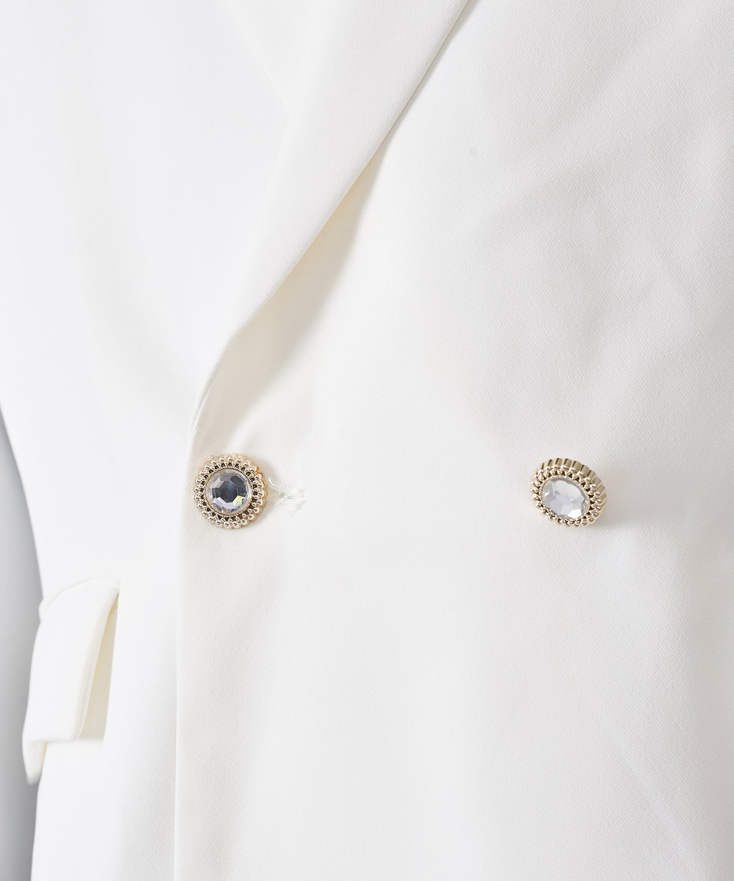 胸ファスナーチェーンWショートジャケット