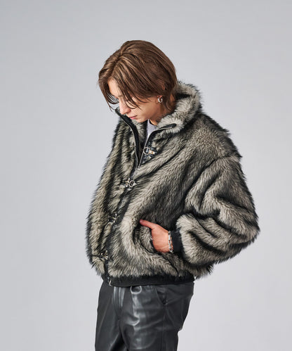 バックルファースタンドブルゾン