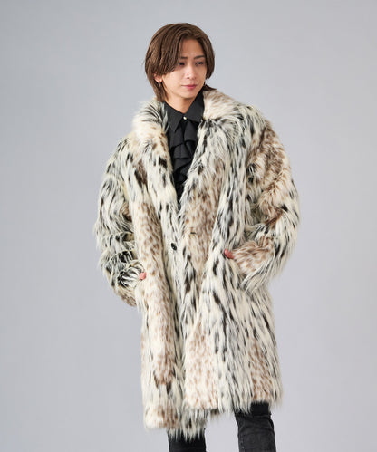 ファードロップショルダーチェスターコート