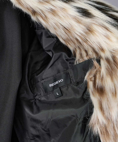 ファードロップショルダーチェスターコート