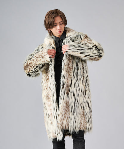 ファードロップショルダーチェスターコート