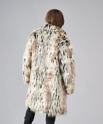 ファードロップショルダーチェスターコート