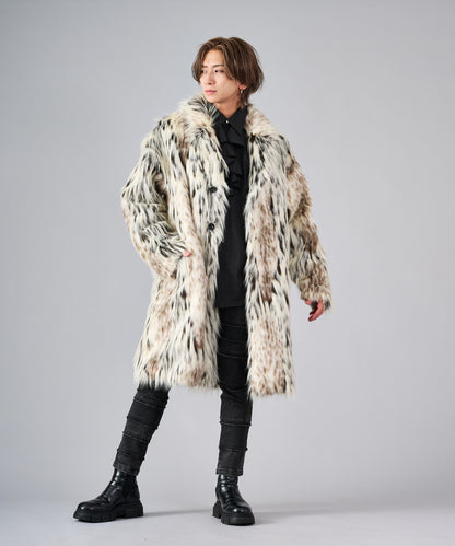 ファードロップショルダーチェスターコート