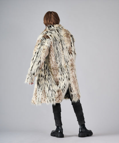 ファードロップショルダーチェスターコート