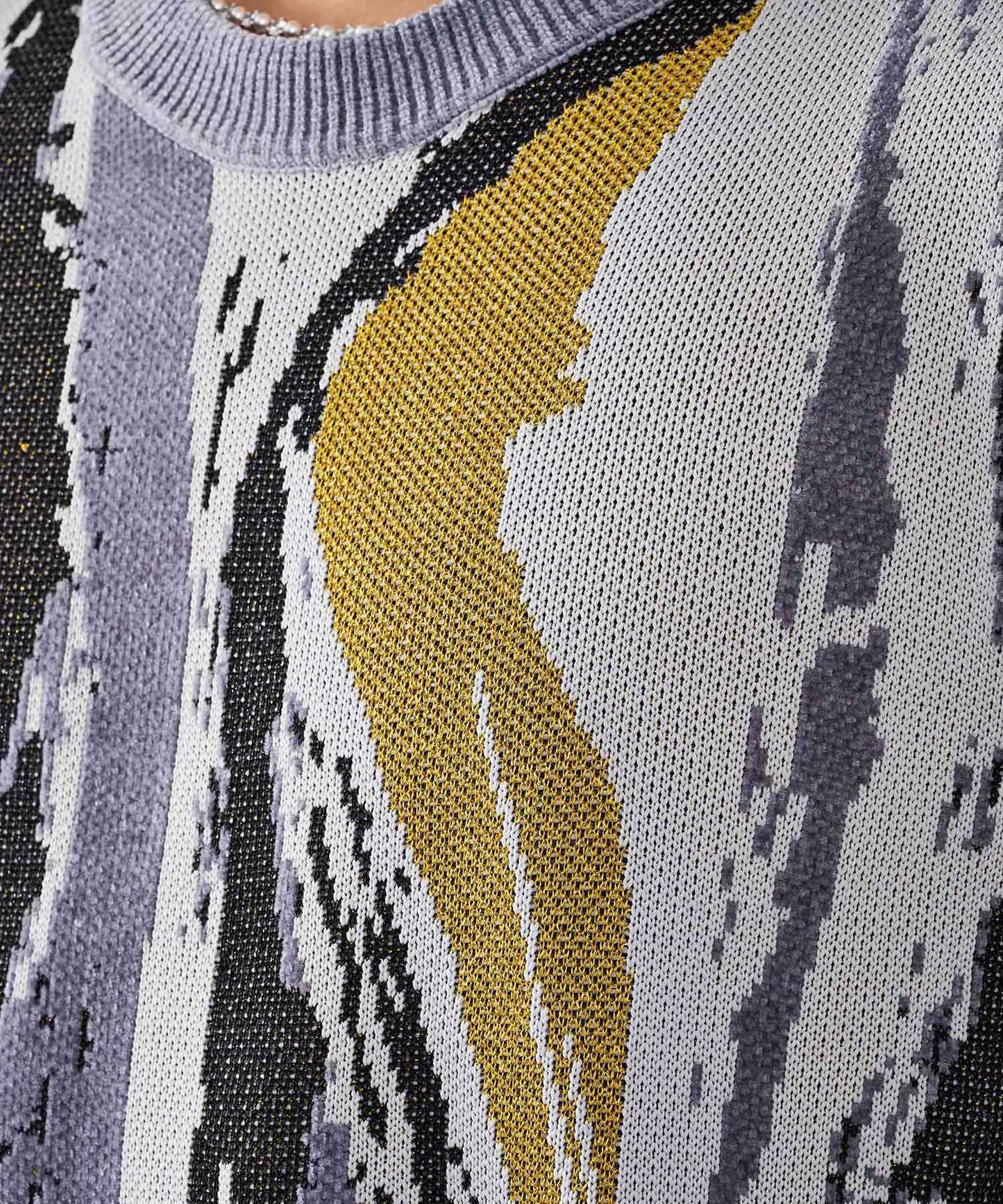 ジャガードニットセーター