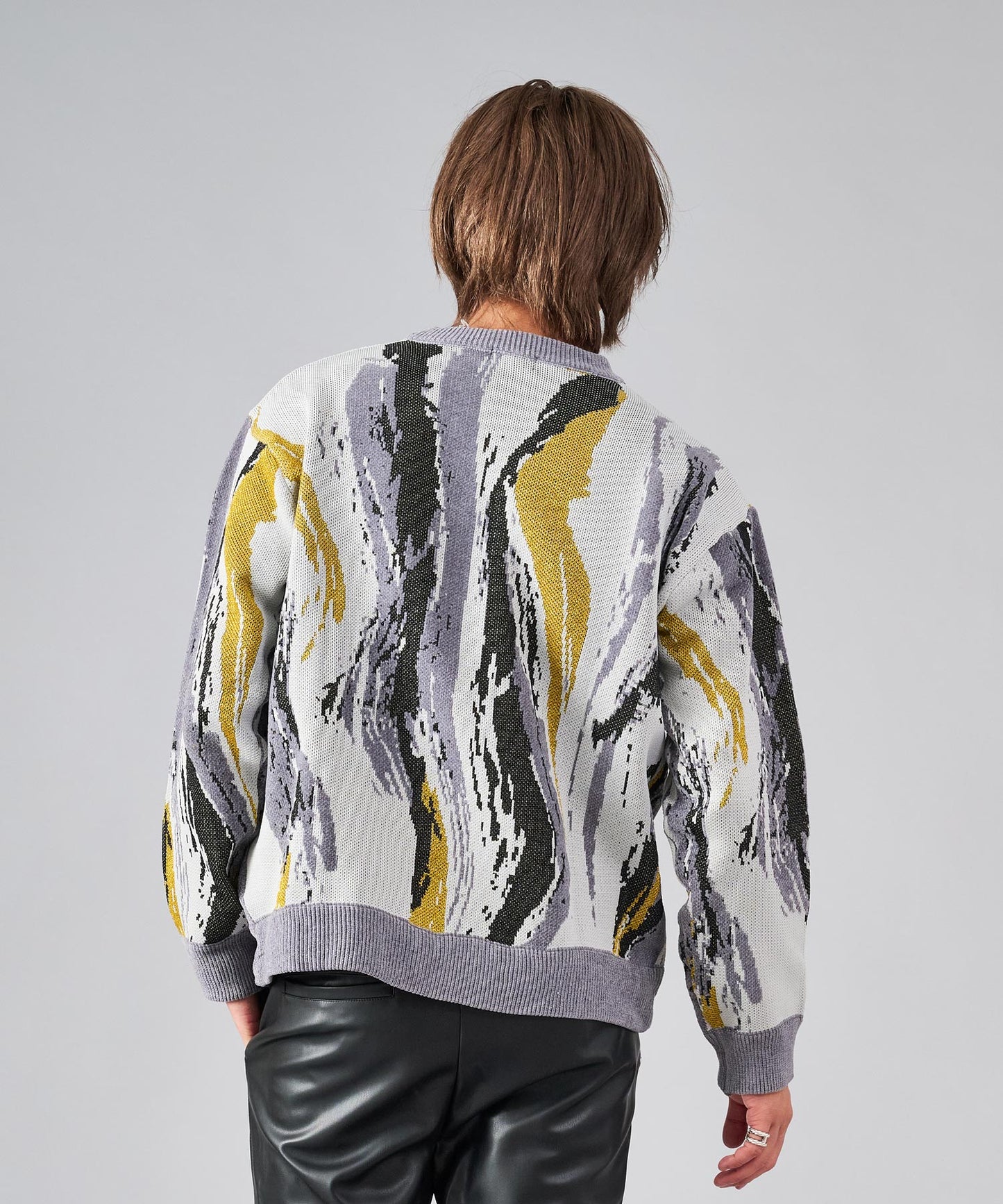 ジャガードニットセーター