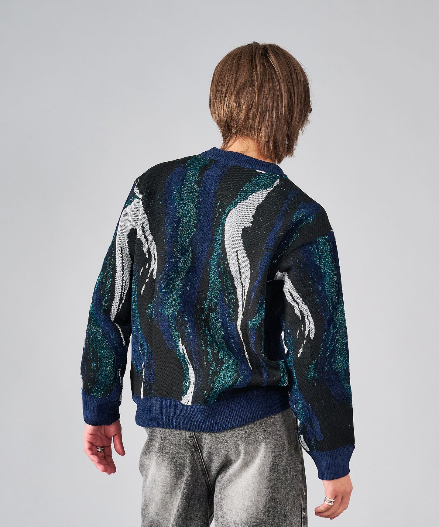 ジャガードニットセーター