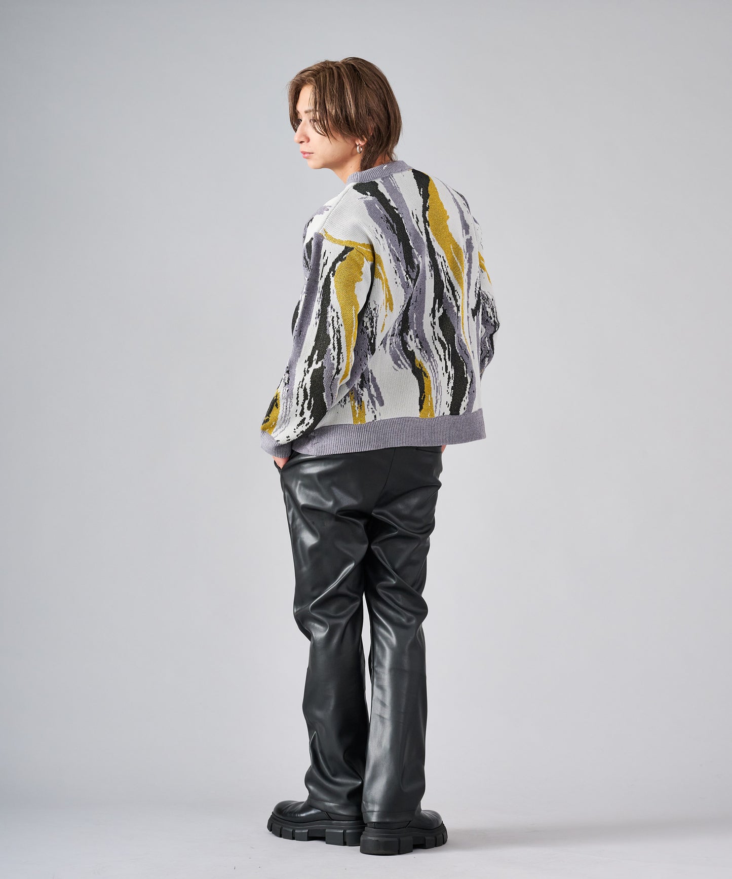 ジャガードニットセーター