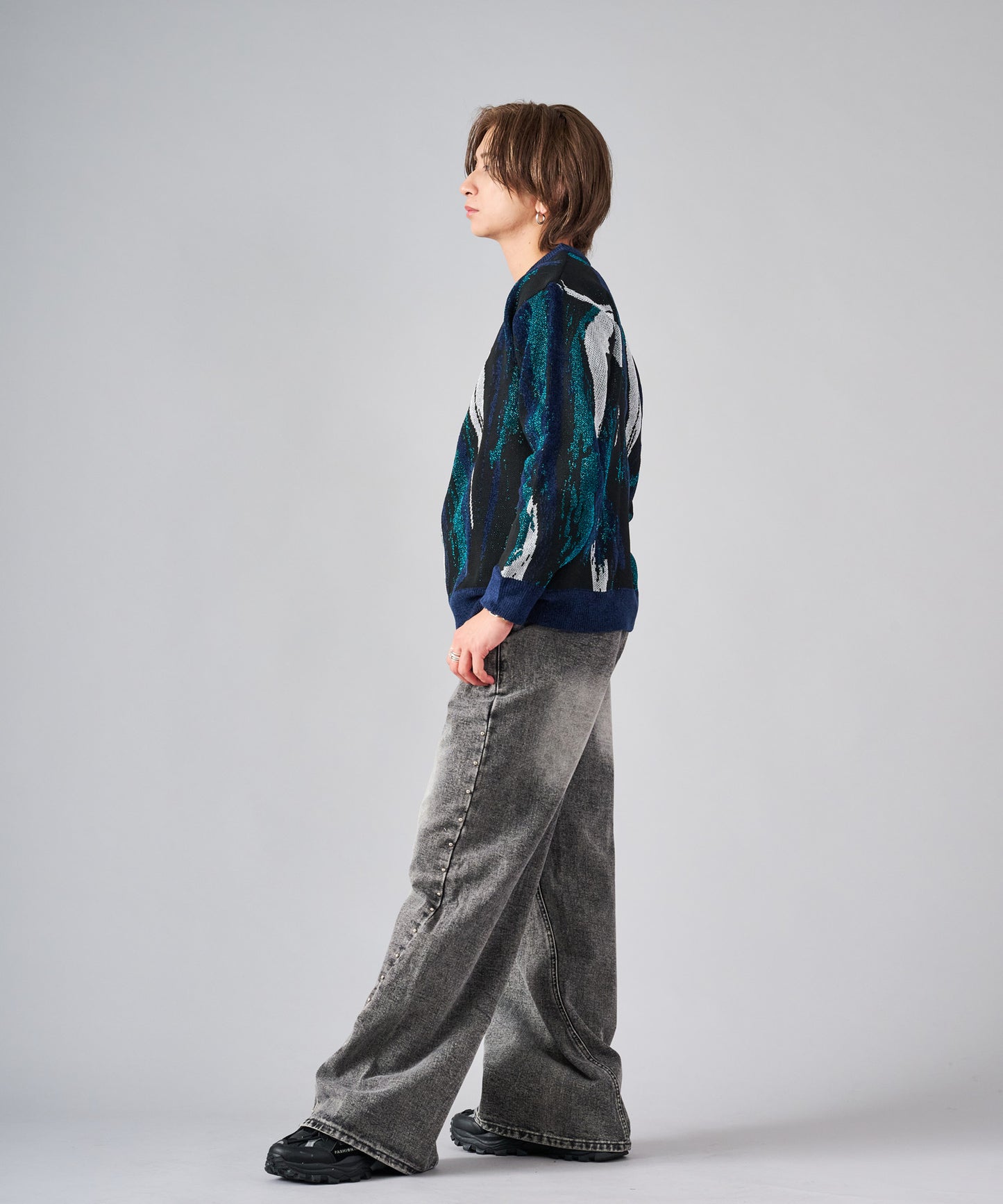 ジャガードニットセーター