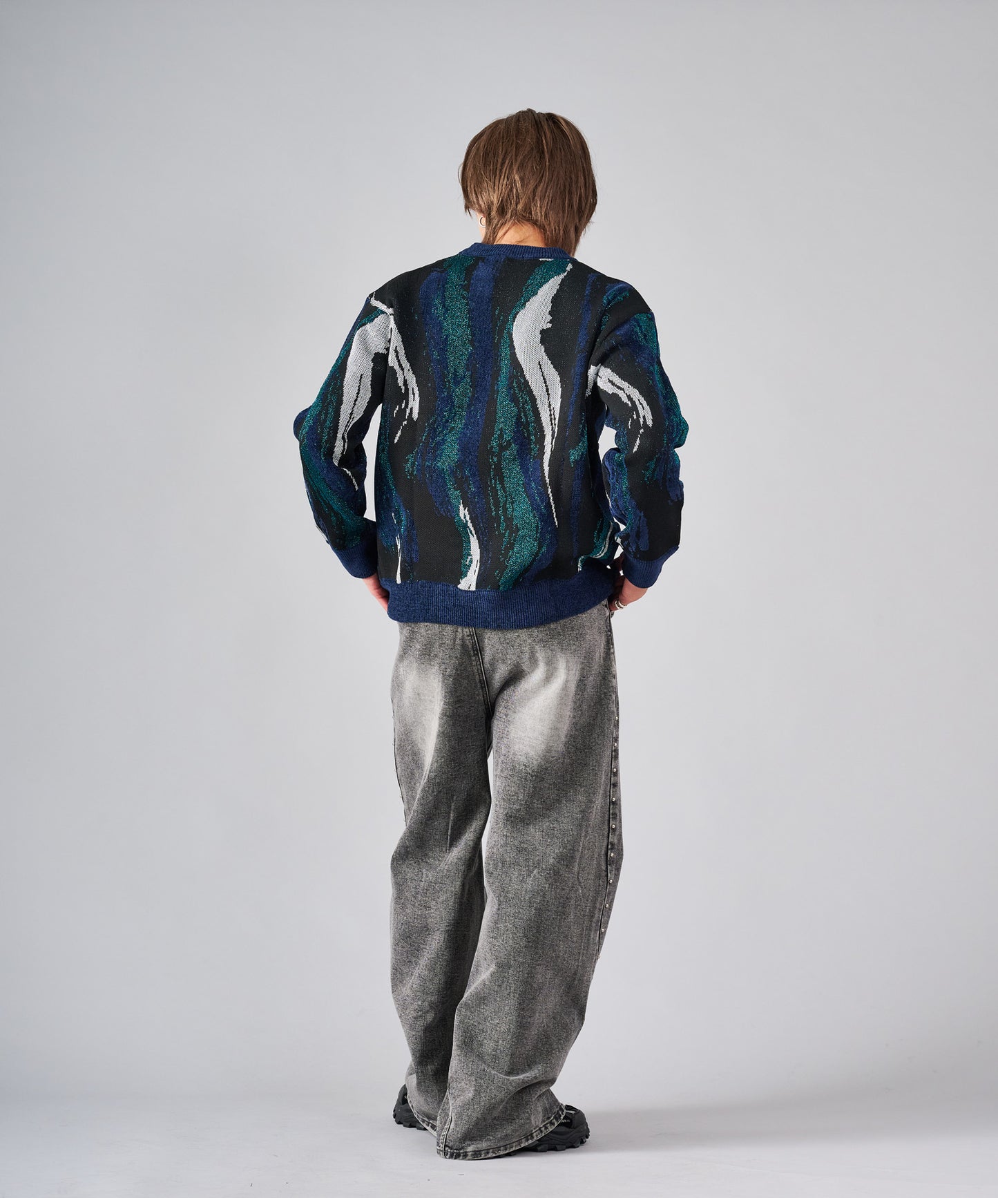 ジャガードニットセーター