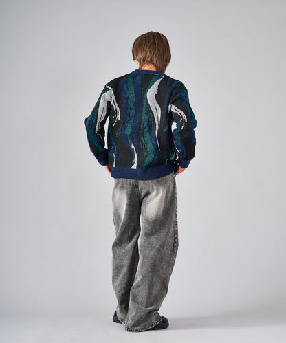 ジャガードニットセーター