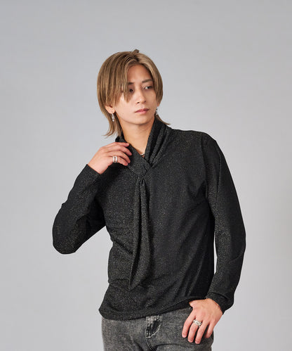 フェイクタイ付きロンT