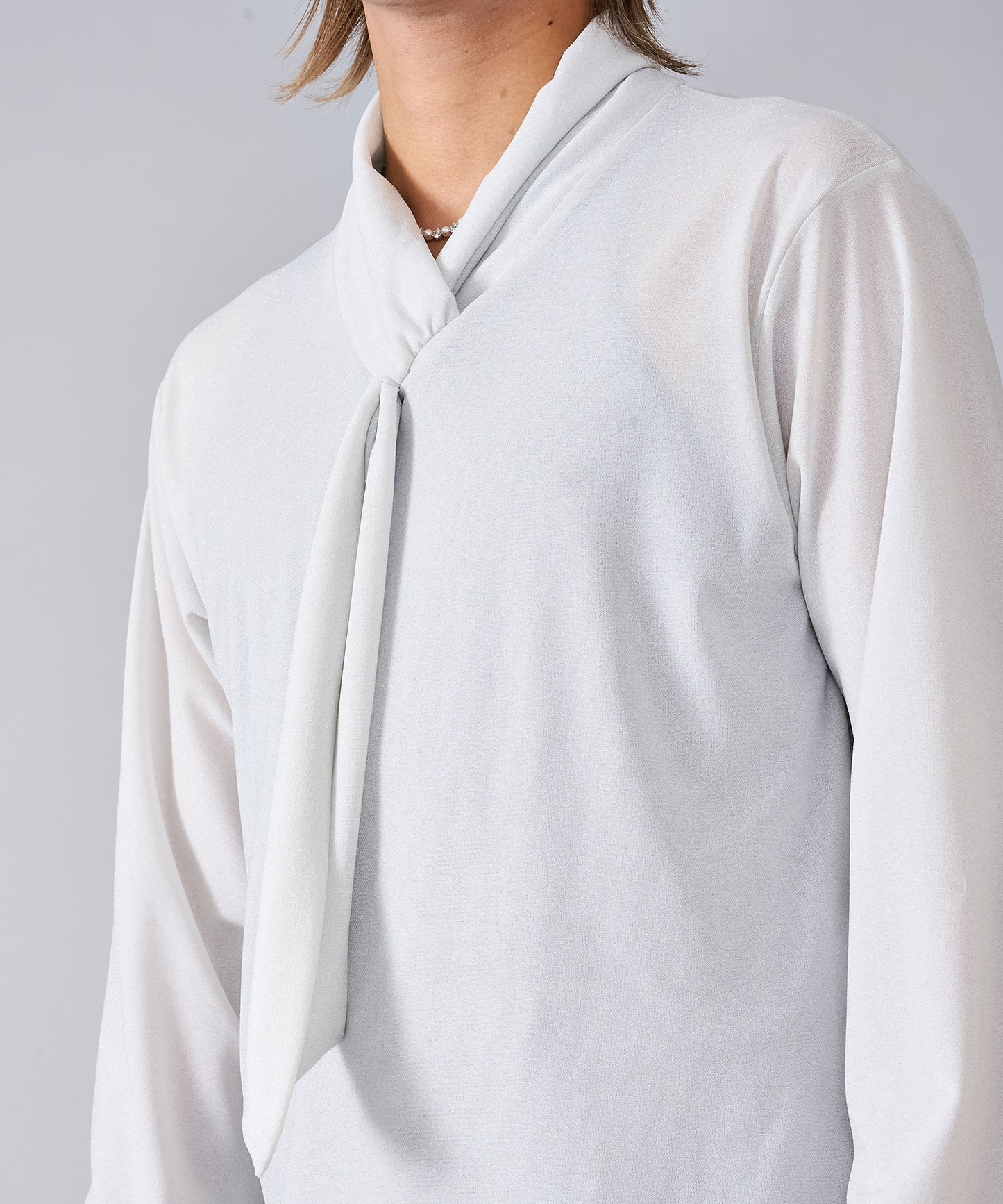 フェイクタイ付きロンT