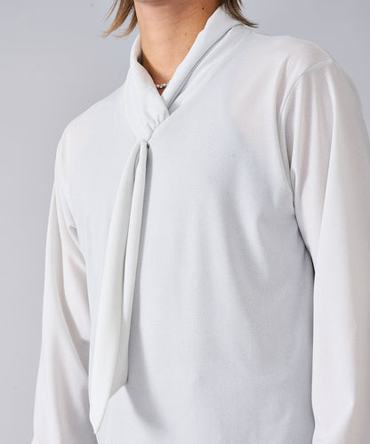 フェイクタイ付きロンT