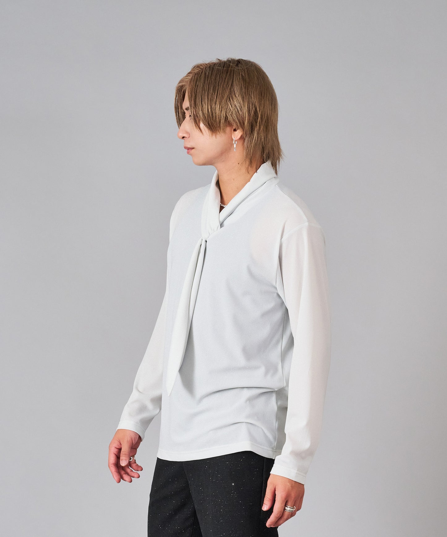 フェイクタイ付きロンT