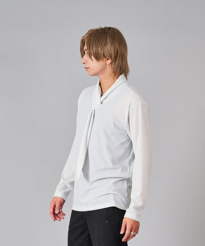 フェイクタイ付きロンT