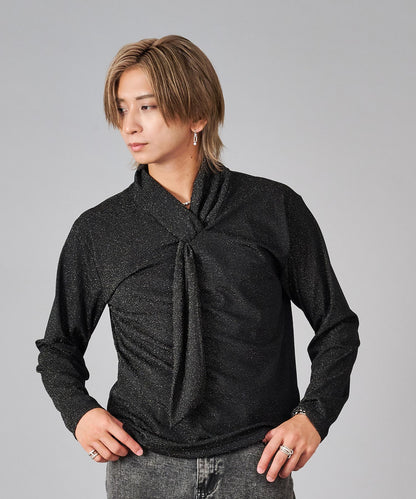 フェイクタイ付きロンT