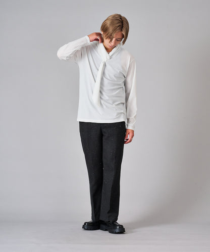 フェイクタイ付きロンT