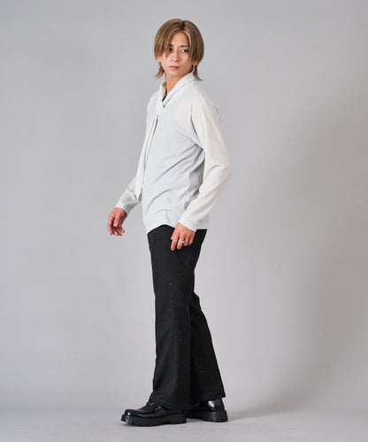 フェイクタイ付きロンT