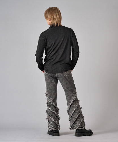 フェイクタイ付きロンT