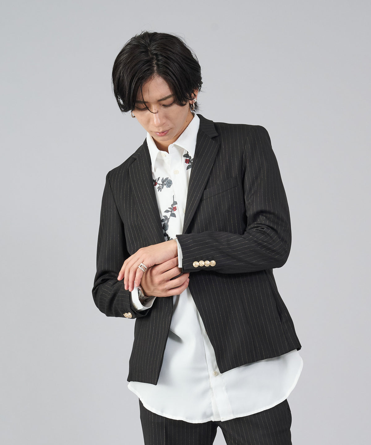 1Bストライプジャケット