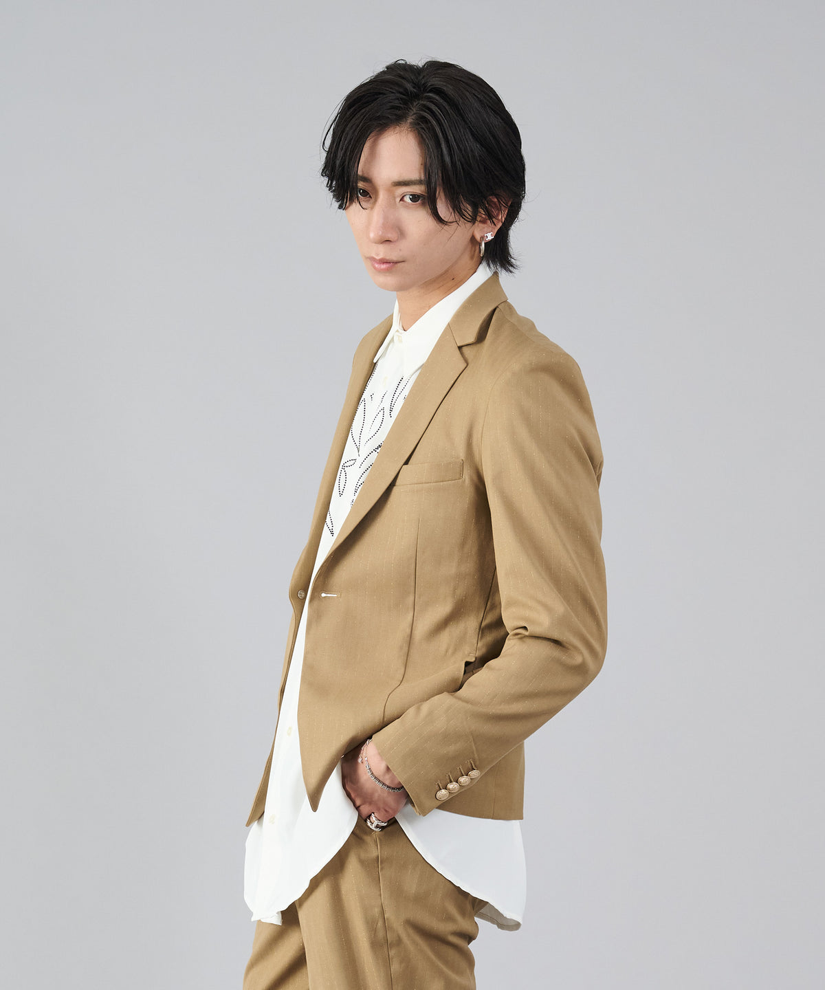 1Bストライプジャケット