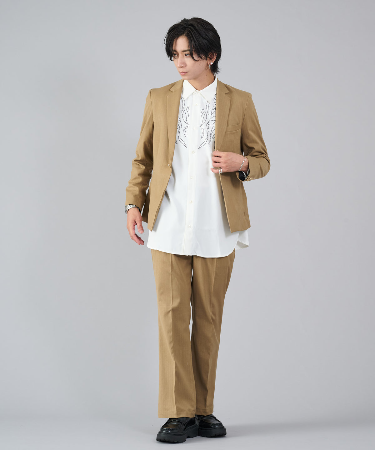 1Bストライプジャケット