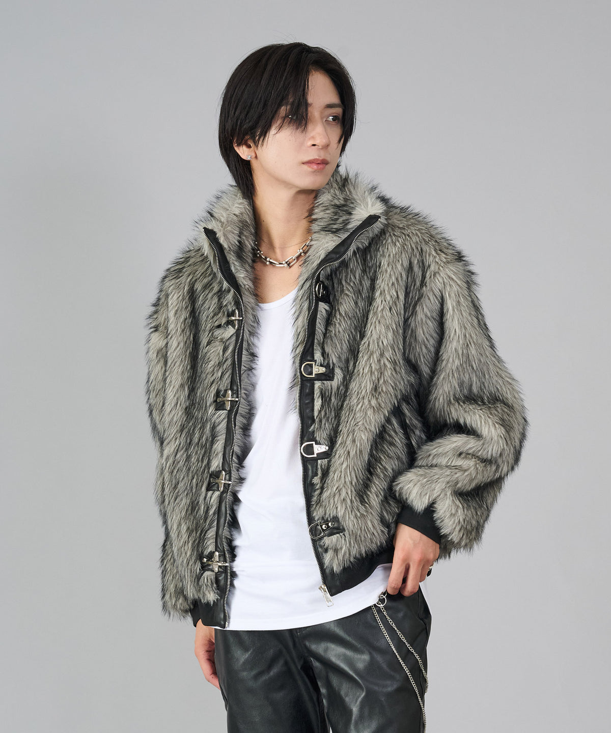 バックルファースタンドブルゾン
