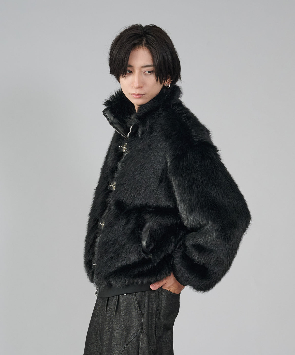 バックルファースタンドブルゾン
